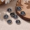 Platinum Plated Alloy Charms LS-ENAM-S118-02J-P-5