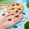 20Pcs 2 Colors Synthetic Turquoise Dyed Horse Beads G-TA0003-18A-6