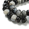 Natural Crystal and Agate Beads Strands G-P546-B02-01-3