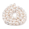 Electroplated Shell Pearl Beads Strands BSHE-C006-01A-2