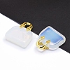 Opalite Brass Pendants KK-E274-01G-01-3