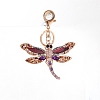 Alloy Rhinestone Keychain PW-WGCC421-01-3