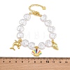 Ocean Brass Enamel Charm Bracelets for Women KK-CBA68DA-15C-G-5