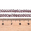 Electroplate Glass Beads Strands EGLA-A044-T2mm-A07-2