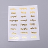 Waterproof Plastic Decorations Stickers DIY-WH0191-04A-1