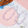 Plastic Beaded Mobile Phone Lanyard Wrist Strap AJEW-WH20010-63B-4