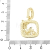 Brass Enamel Pendants LS-KK-F886-03G-12-3
