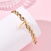 Shell & Seed Beads Bead Bracelets BJEW-JB14136-01-1