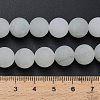 Natural Tianshan Cui Quartzite Beads Strands G-G305-A02-10mm-5