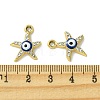 UV Plating Alloy Enamel Pendants FIND-B039-01G-02-3