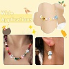 10Pcs 10 Colors Glass Enamel Beads LAMP-CJ0002-48-7