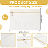 Cloth Zipper Jewelry Bag Gift Pouches ABAG-WH0040-53E-2