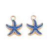 Alloy Enamel Pendants PALLOY-F224-10G-02-1