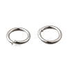 Brass Open Jump Rings KK-B147-03D-P-3
