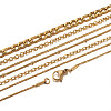 304 Stainless Steel Chain Necklaces NJEW-TA0001-11G-15