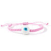 Handmade Lampwork Evil Eye Bead Braided Bracelets UN6877-3-1