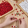 600Pcs 2 Colors Dyed Natural Wood Beads WOOD-SC0002-37A-3