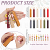 28Pcs PU Leather Keychain & Silicone Pendant Decorations HJEW-GA00096-2