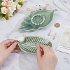 2Pcs 2 Style Ceramic Jewelry Plates AJEW-PH0006-43A-3