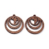 Walnut Wood Laser Cut Pendants WOOD-Q051-05M-1