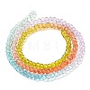 Transparent Painted Glass Beads Strands LS-DGLA-A034-T1mm-A12-5