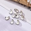 Letter Slider Beads for Watch Band Bracelet Making X-ALRI-O012-J-NR-4