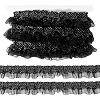 8M Pleated Satin Organza Ribbons OCOR-PH0008-05-1