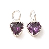 Brass Micro Pave Cubic Zirconia Pendants KK-H204-01S-03-1