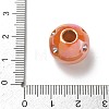UV Plating Opaque Acrylic European Bead Rhinestone Settings AC-CBA6658-06F-3