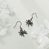 Spider Zinc Alloy Rhinestone Dangle Earrings FS-WGFA087-01-3