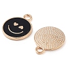 Alloy Enamel Pendants PALLOY-S192-04G-05-2