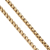 Adjustable Alloy Heart Pendant 304 Stainless Steel Box Chain Lariat Necklaces for Women NJEW-JN05902-01-5