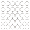 30Pcs Stainless Steel Pendants STAS-FG0001-08-1