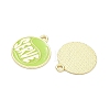 Tennis Alloy Enamel Pendants AL-CBA292F-02M-G-2