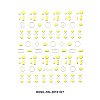 3D Gold Stamping Nail Decals Stickers MRMJ-R090-56-DP3197-2