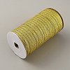144 Yards Sparkle Polyester Non Slip Knitted Elastic Cord OCOR-WH0080-38G-2