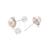 925 Sterling Silver Studs Earring EJEW-H002-11P-2