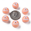 Opaque Striped Acrylic Beads MACR-S373-27B-08-5