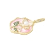 Brass Enamel Pendants LS-KK-F886-03G-04-2