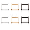 6Pcs 3 Colors Alloy Screw Shackle FIND-BM0001-64-7