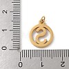 304 Stainless Steel Charms
with Jump Ring LS-STAS-R001-02G-S-3