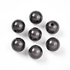 Spray Painted Acrylic Beads MACR-Q154-10mm-N05-1