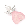 Luminous Transparent Acrylic Pendants PALLOY-JF04204-02-4