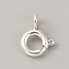 925 Sterling Silver Spring Ring Clasps LS-STER-WH0008-16B-S-1