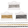 Yilisi 3 Colors 304 Stainless Steel Venetian Chains CHS-YS0001-03-8