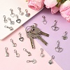 20Pcs 10 Styles Alloy Pendant Decorations HJEW-YW00496-4