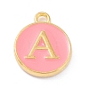 Golden Plated Alloy Enamel Charms LS-ENAM-Q437-14A-1