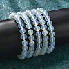 Synthetic Opalite Beaded Stretch Bracelets BJEW-Q692-47-8mm-3