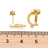 Ion Plating(IP) 304 Stainless Steel Stud Earrings FIND-Q103-01D-G-3