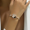 Fashion Alloy Crystal Rhinestone Bracelet for Women IU8479-1